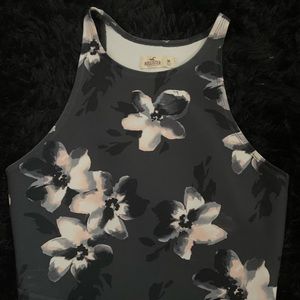 Hollister floral crop top